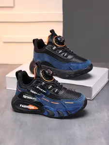 Sporty Shoes, Sports Athletic Shoes, Boys Girls Casual Sneakers, Comfortable Walking Running Shoes, Durable Design for Active Kids, Colorblock Shoe, Color Blocked Shoes