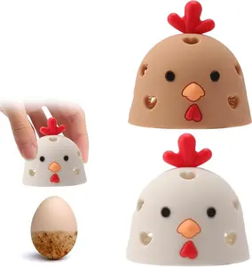 2PCS Silicone Egg Brush Cleaner, Multipurpose Vegetable and Fruit Scrubber Tool for Fresh Eggs, Egg Washer Cleaning Brush Egg Cleaner for Fresh Eggs