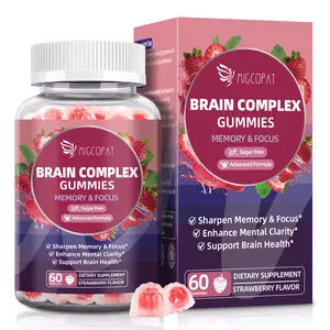 Migcopat Brain Supplements for Memory & Focus – Nootropic Gummies w/Bacopa, Lion’s Mane, Ginkgo & 10-in-1 Mushroom Complex, Mental Clarity & Cognitive Support, Caffeine-Free Strawberry Flavor 60 Cts,#Summervibes outdoorfun