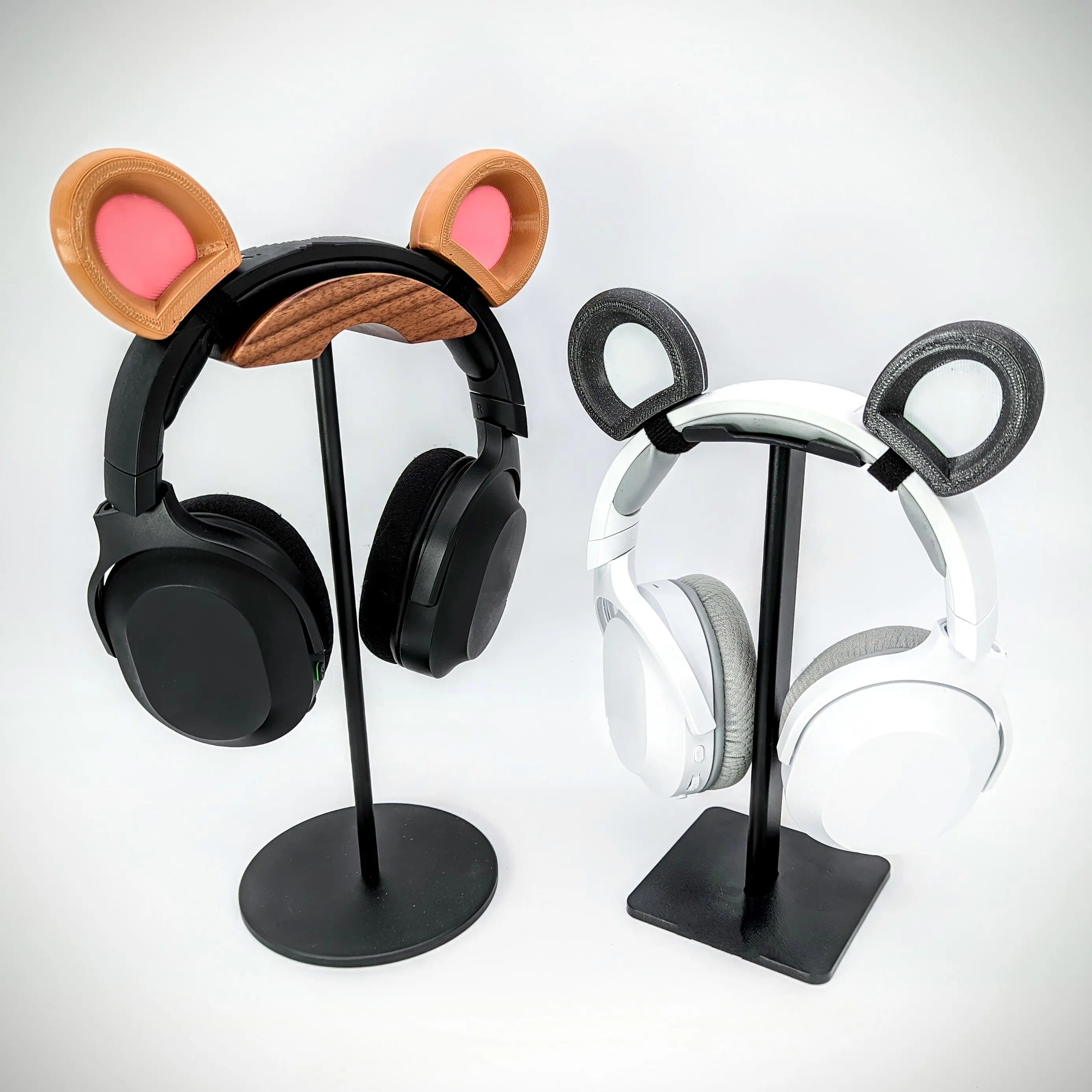 Bear Ears Headphone Attachment | Grizzly Bear Cosplay Headset Accessory