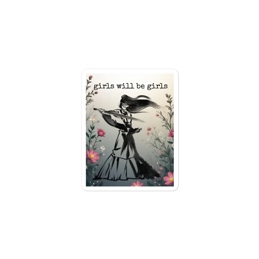 Warrior Fem -sticker