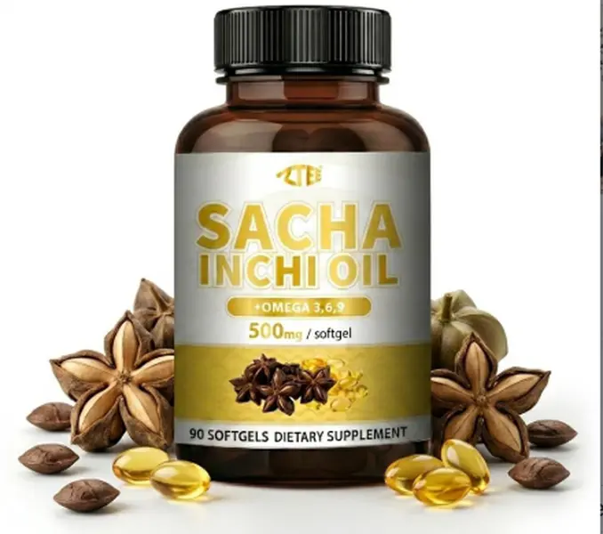 SACHA INCHI OIL | 500mg 100% Pure Sacha inchi oil | Omega 3 Omega 6 Omega 9 | Free from soy and gluten | Each capsule contains 500mg Inca Inchi Oil | Supports healthy blood circulation | Helps relieve bodily inflammation | 90 days supply