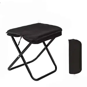 Portable Folding Stool, Lightweight and Compact, Durable and Stable, Ideal for Camping, Fishing, Waiting, Comfortable and Convenient