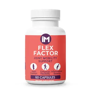 IM Flex Factor | Joint Comfort & Flexibility Support | Glucosamine, Chondroitin, Turmeric & Boswellia | 60 Capsules | 8-in-1 Complete Joint Wellness Formula