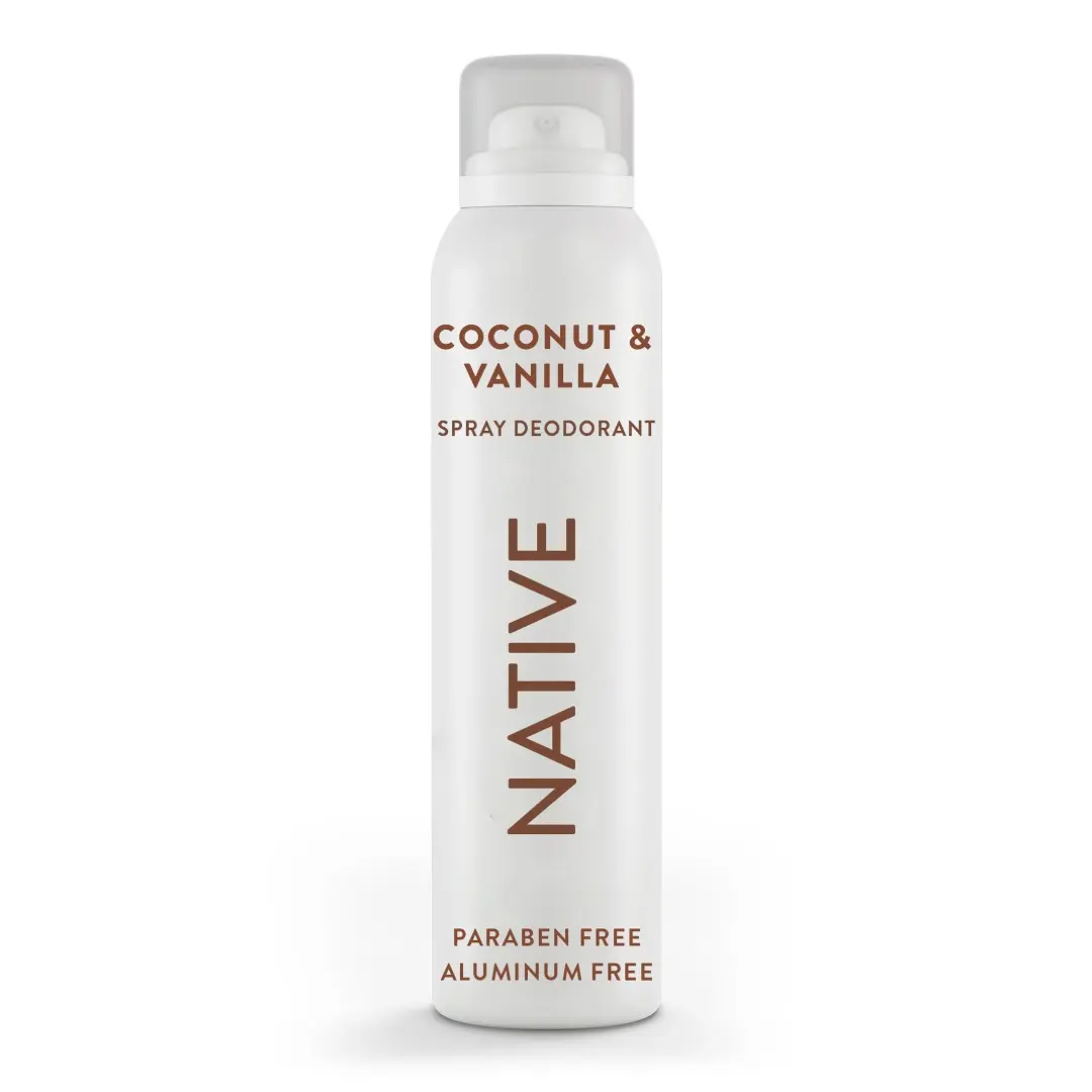 NATIVE Deodorant Spray – 72H Odor Protection, No Residue – Aluminum-Free Body Spray