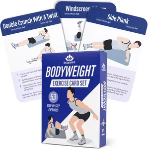 Exercise Card Deck | Acupoint | HIIT & Bodyweight Fitness Cards
