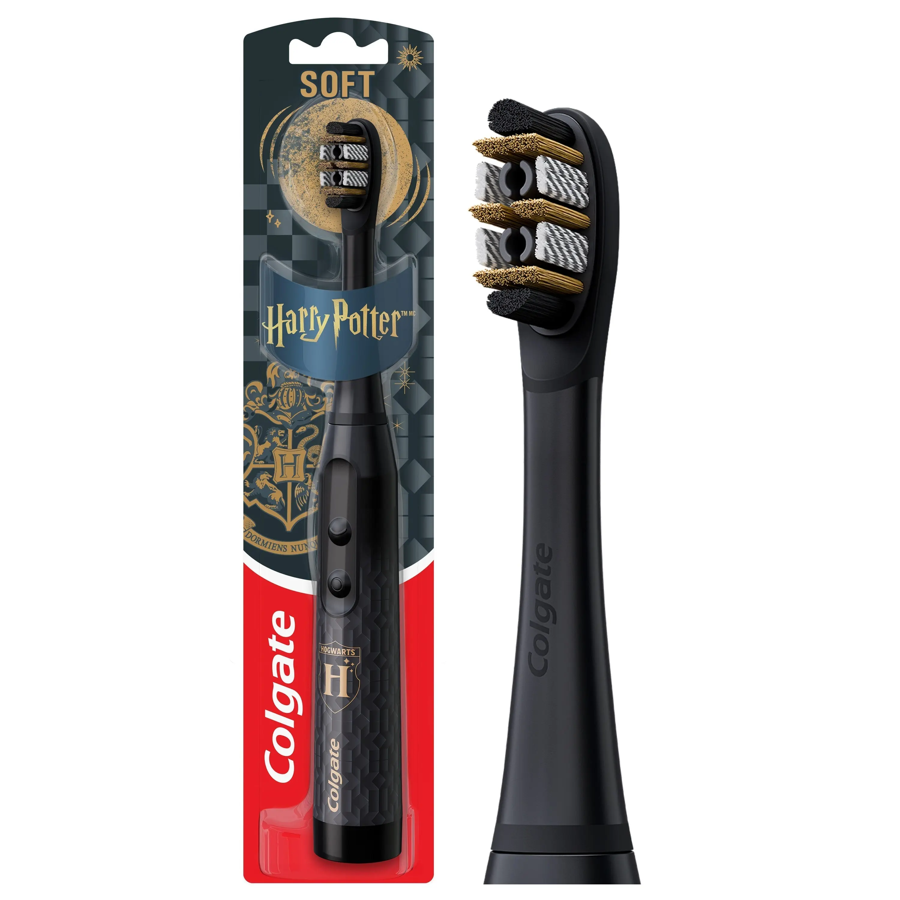 Colgate Harry Potter Adult Battery Powered Sonic Toothbrush, Soft, 1 Pack