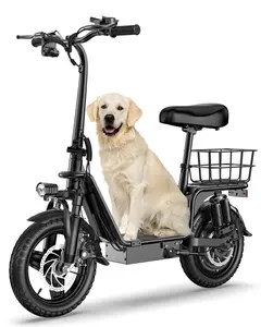 Peak 1300W/900W Electric Scooter for Adults with Seat, 48V Battery Ebike, 14" Tires, 28‑35 Miles Range, 20 MPH, 330 LBS Load, Foldable Commuter Electric Scooter for Urban Outdoor Travel