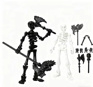 Poseable Skeleton Figure StatueDlY Building Kit for Creativity & Stress Relief!