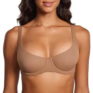 Women's Large-Size Underwire Bra - High-Support, Anti-Sag Lady's Comfortable Everyday Underwear