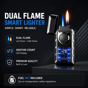 Intelligent Voice-Activated Metal Lighter (Gas Not Included)