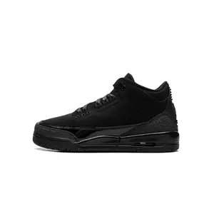 AIR JORDAN 3 GS "Black Cat" Sports Sneaker, Style Code DM0967-001