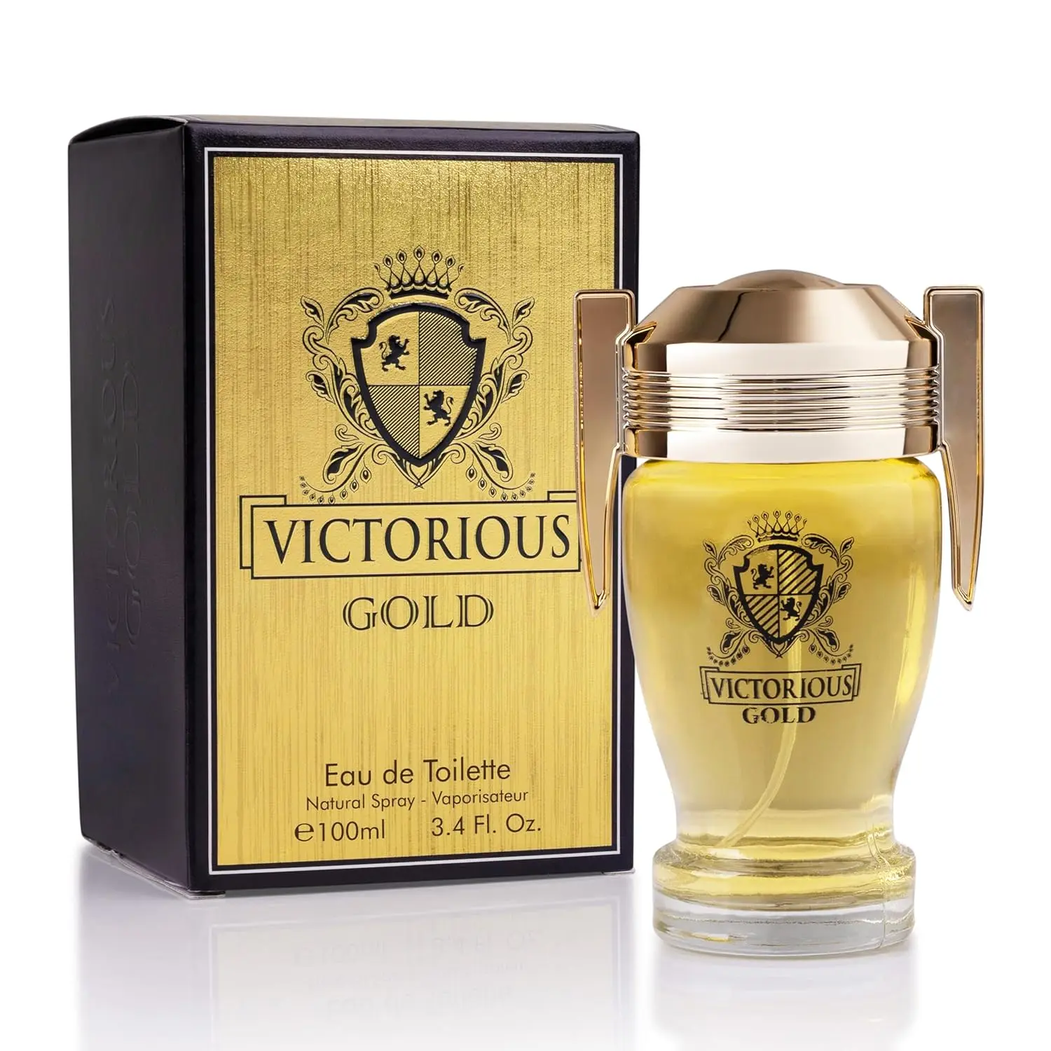 Victorious Gold for Men and Women 3.4oz EDT Cologne Perfume