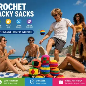 Durable Beach Ball, Handmade Soft Foot Bag, Adult Juggling Ball, Ideal Sport Toy for Beach Play, Perfect for Outdoor Fun