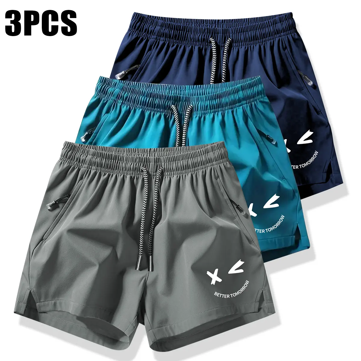 Light Gray - Lake Blue - Navy