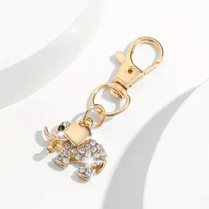 1/20pcs Mini Elephant Fashion Keychain Suitable for Women - Cute Elephant Shaped Key with Lobster Claw, for Car Keys, Handbag & Backpack