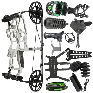 1set Compound bow set 30-70lbs 340FPS labor saving than 80% beginner to expert indoor and outdoor archery adult bow and arrow set with set accessories archery equipment