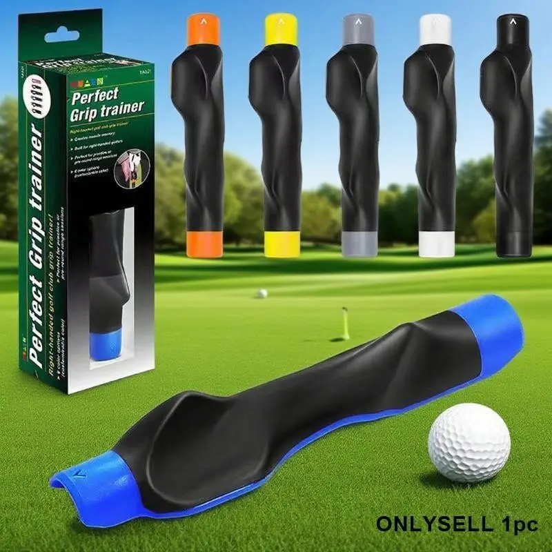 Golf Grip Trainer - 1 Count Golf Swing Training Aid, Golf Training Device, Golf Training Tool for Correcting Golf Grip Posture, Golf Swing Training Gift for All Experience Levels, Golf Grip Correction, Golf Grip Corrector, Golf Practice Tool