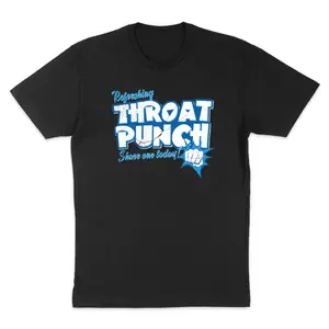 Throat Punch Funny Graphic Tee |   Unisex Soft Cotton Streetwear Short Sleeve T-Shirt