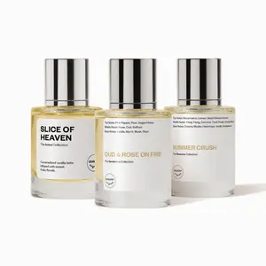 Happily Ever After, Dossier, Unisex Perfume Bundle, 3x50ml, Eau de Parfum, Slice of Heaven, Oud & Rose on Fire, Summer Crush