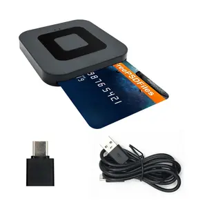 USB 2.0 Smart Reader with Card Reader Adapters, Compatible with ATMC, AC, DNI, IC Bank Cards for Tax Reporting