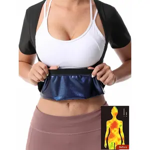 Women Weight Loss Sauna Clothes Top, Shaping Trainer, Long Sleeve Fitness Sweat Vest