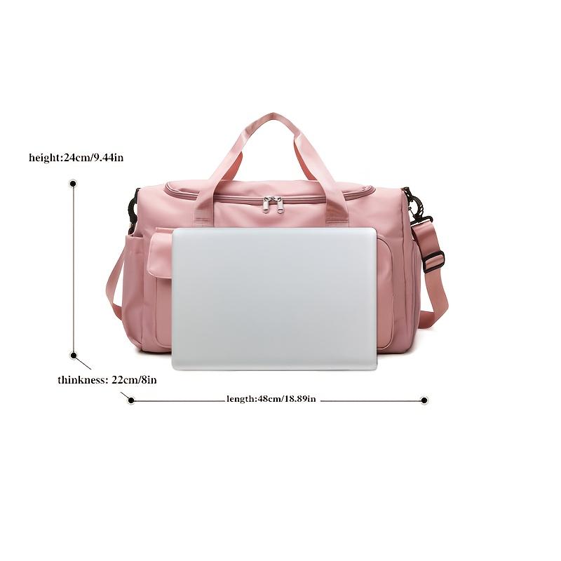 Spacious Portable Duffel Bag for Women, Large Capacity Travel Tote with Multiple Pockets, Durable Gym and Beach Carryall Featuring Water-Resistant Fabric, Perfect for Daily Commute and Weekend Trips