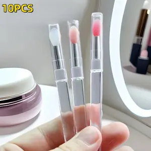 5 Pack Reusable Silicone Makeup Brushes, Professional Eyeshadow Applicator, Flash Powder Stick, Cosmetic Tools, Cosmetic Brush Set, for Flawless Application, Makeup Brush Kit