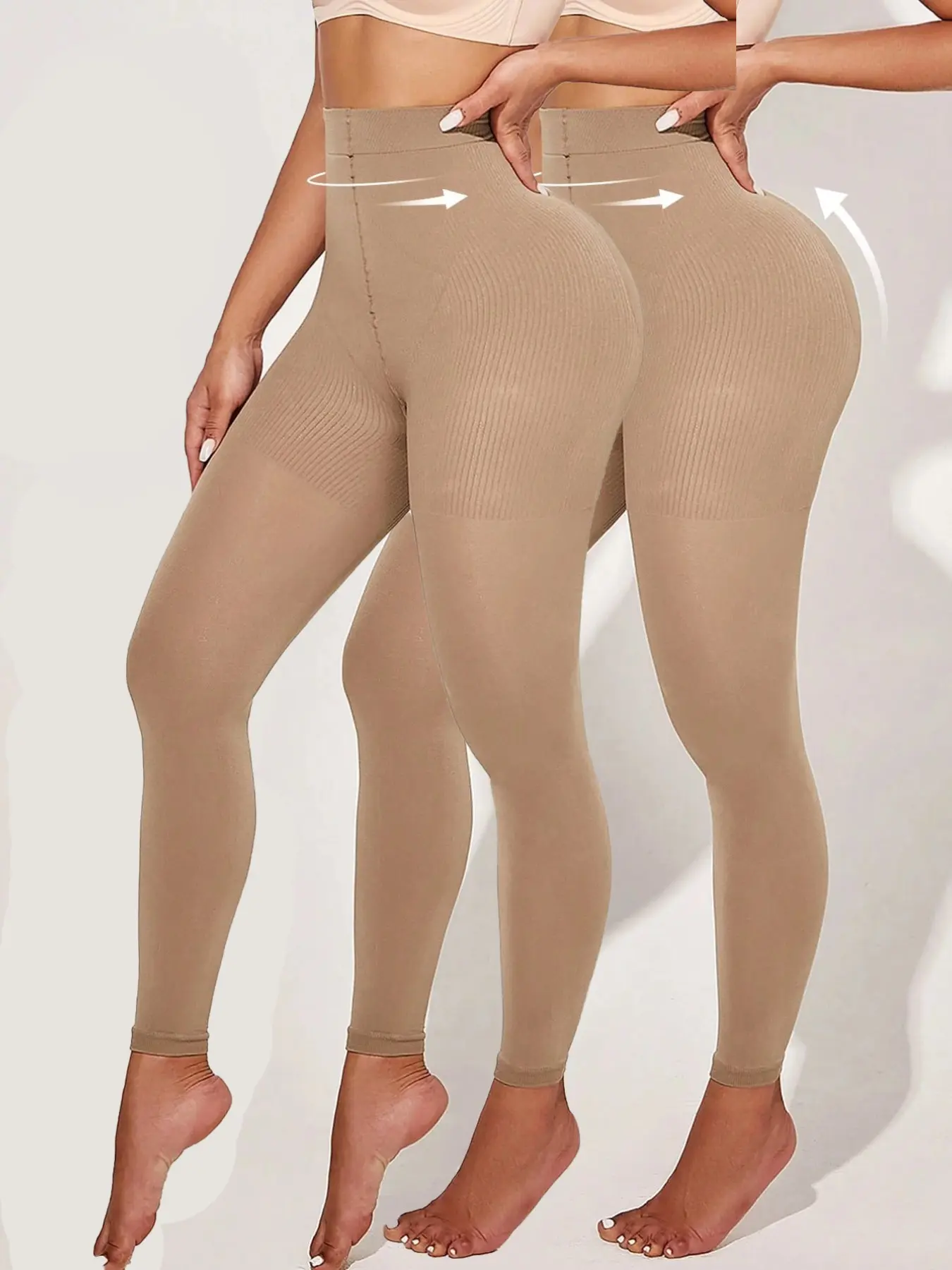 Women's Thin Stretchy Workout Leggings, Tight Leggings, Transparent Underwear Pants, Daily Wear, Outerwear & Innerwear, Dance Bottoms, Nylon Material, Comfortable Fit, Fitness Clothes, Active Wear, Activewear Fitness