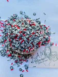 Ghost Face Mix | POLYMER CLAY SLICES NON EDIBLE