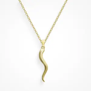 EVRY JEWELS Gold or Silver Plated Women's Hypoallergenic Portafortuna Necklace