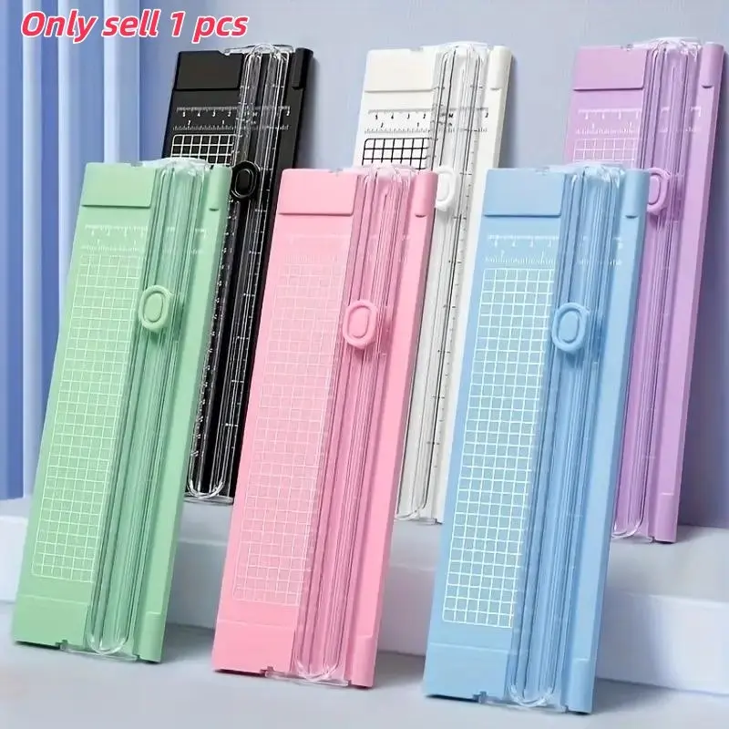 Compact A4 Paper Cutter, Manual Cutting Tool, Cutting Supplies for Office, DIY, Crafts, School, Handmade Journals, Ideal for Various Uses