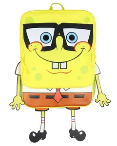 SpongeBob SquarePants Backpack Character Design 3D Arms and Legs Funny School Travel Bag