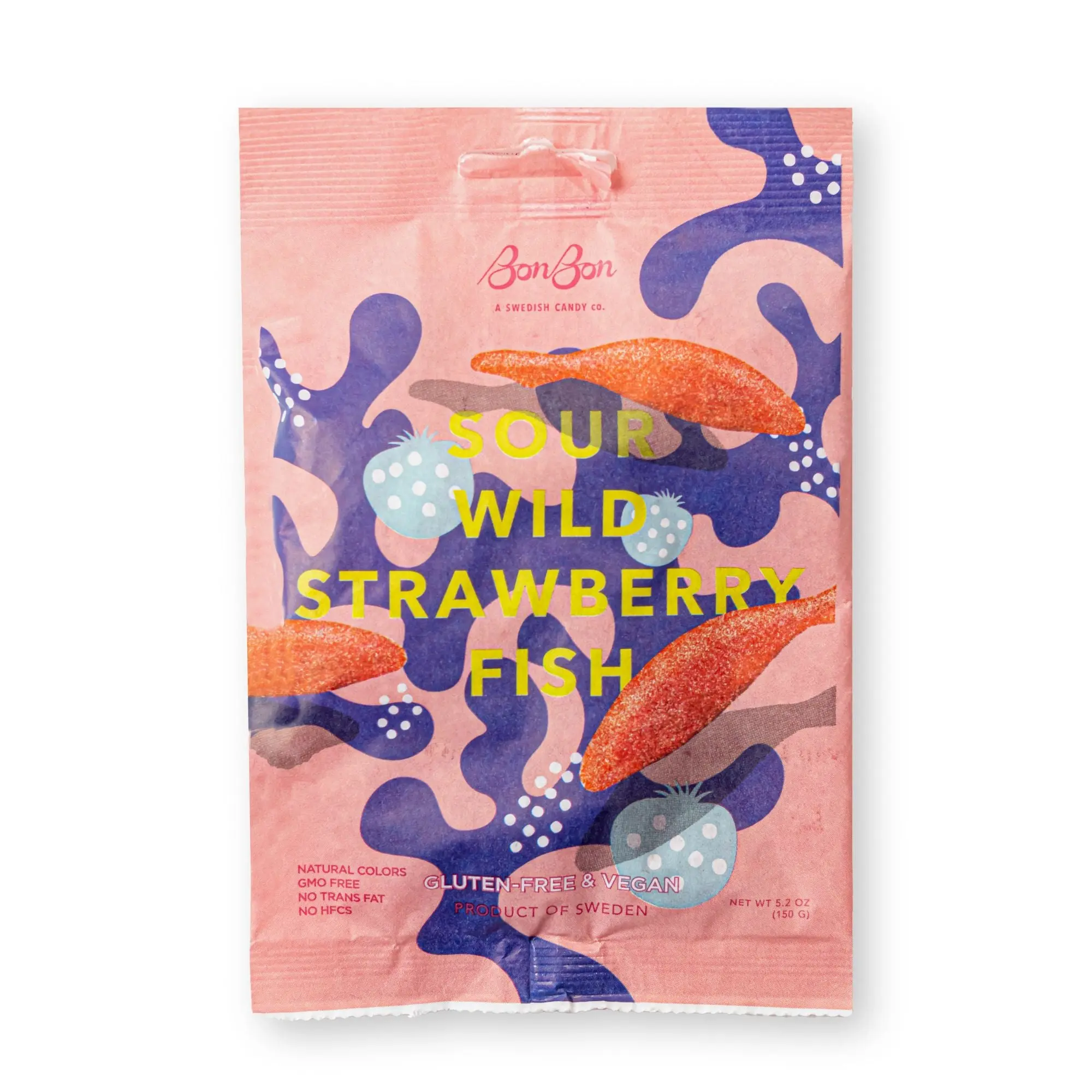 BonBon's Sour Wild Strawberry Fish BonBon's Sour Wild Strawberry Fish