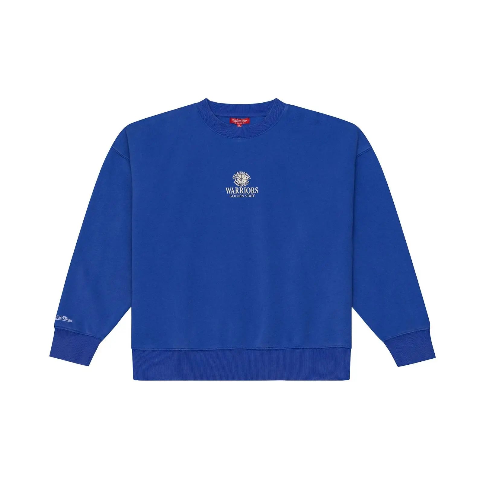 Women's Golden State Warriors Royal Core Essentials Lightweight Sweatshirt NBA Throwback Crewneck Vintage Fan Gear Mitchell & Ness, Tops, Graphics