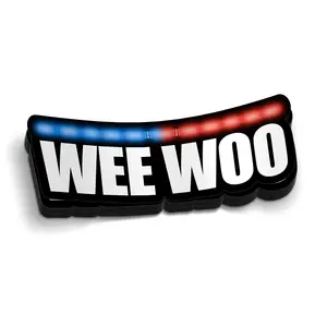 Wee Woo Police Sticker