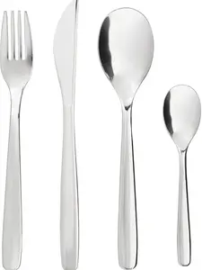 IKEA MOPSIG 16-piece flatware set presented as a pack of 5