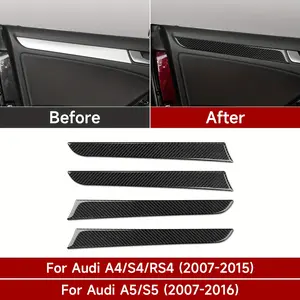 4pcs Audi A4 2009-2016 S4 2010-2016 Rs4 2012-2015 Interior Decals, Car Accessories, Stylish and Durable, Easy Installation