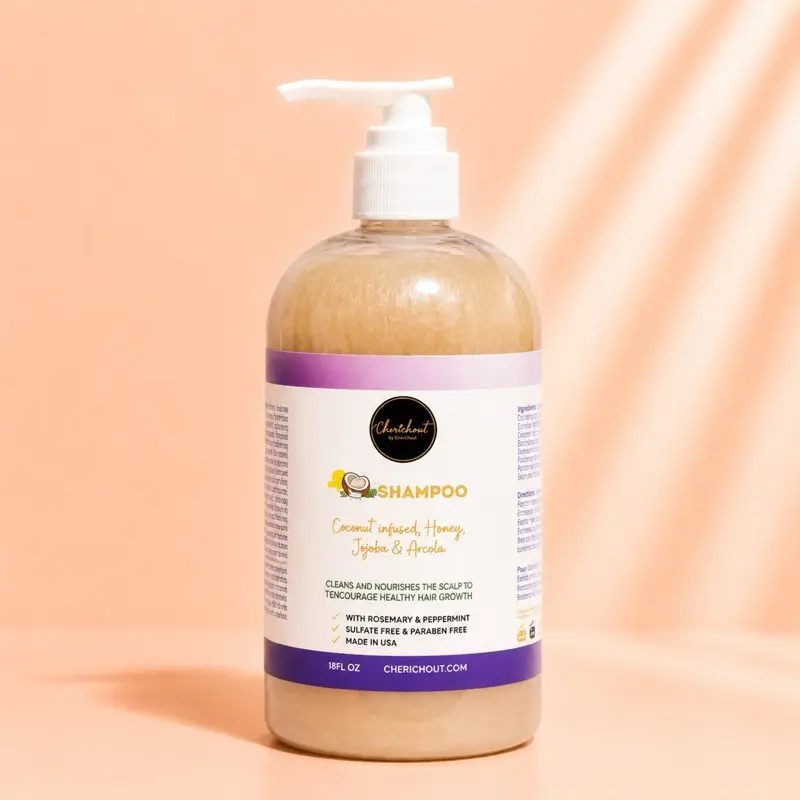 Cherichout hair growth- Shampoo (infused with rosemary, lavender, peppermint and indian powde) Haircare. Cleanser