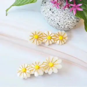 Daisy Mini Hair Clip Set