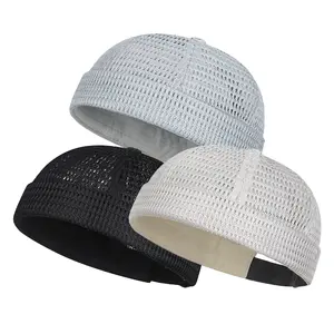 Summer Large Mesh Breathable Sun Protection Hat, Brimless, Fashionable and Simple, Adjustable Baseball Cap Style for Men and Women