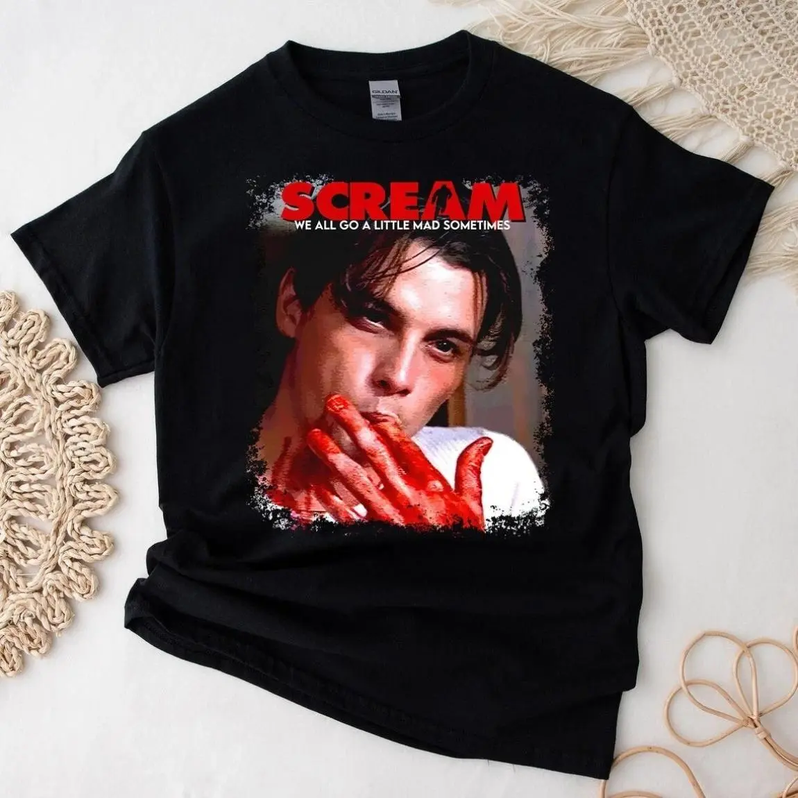 Scream-Movie Billy Loomis, Skeet Ulrich Shirt, Horror Film Shirt, Looks Good, Feels Better, Go-To Outfit, No Thinking Needed
