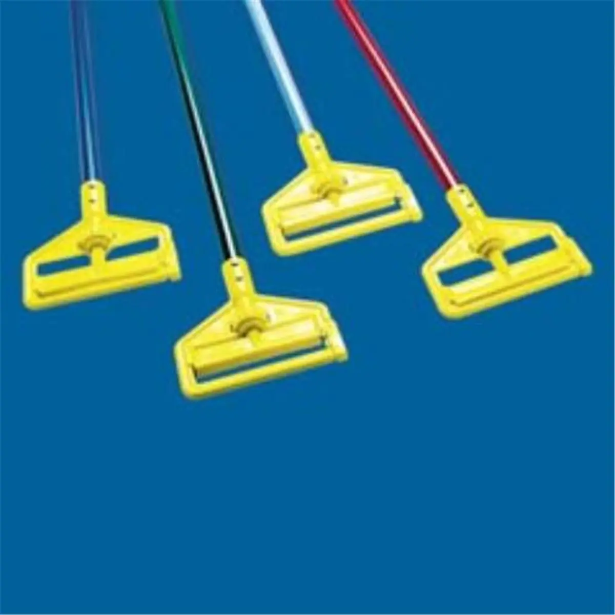 Rubbermaid Commercial Products RCP H116 60-Inch Hardwood Slide Plastic Long Handled Wet Mop Side Gate Handle - Yellow, Long Handled Mops