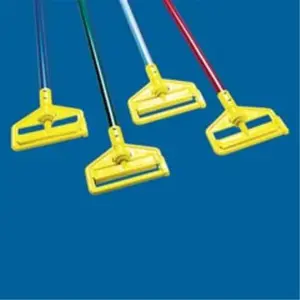 212 MAIN Hardwood Floor Mop Handle - 60 in Yellow Plastic Slide Side Gate, Rubbermaid Commercial Products Wet Mop Handle for Wet Cleaning