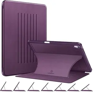 Fintie Magnetic Stand Case for iPad Air 13 (M4/M3/M2 chip, 2026/2025/2024) with Pencil Holder, Seven Standing Angles, iPad Air 13-inch Protective Shell Cover