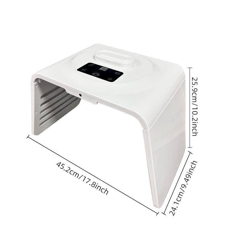Summervibe Multi-functional LED Light Therapy Device with Nano Mist Steam, Full-Body Use for Facial, Back & Skin Care, At-Home Spa Experience