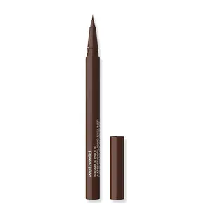 Mega Last Breakup Proof Liquid Eyeliner - Ultra-Fine Brush, Waterproof, 16-Hour Long-Lasting Wear - Cruelty-Free & Vegan - Brown