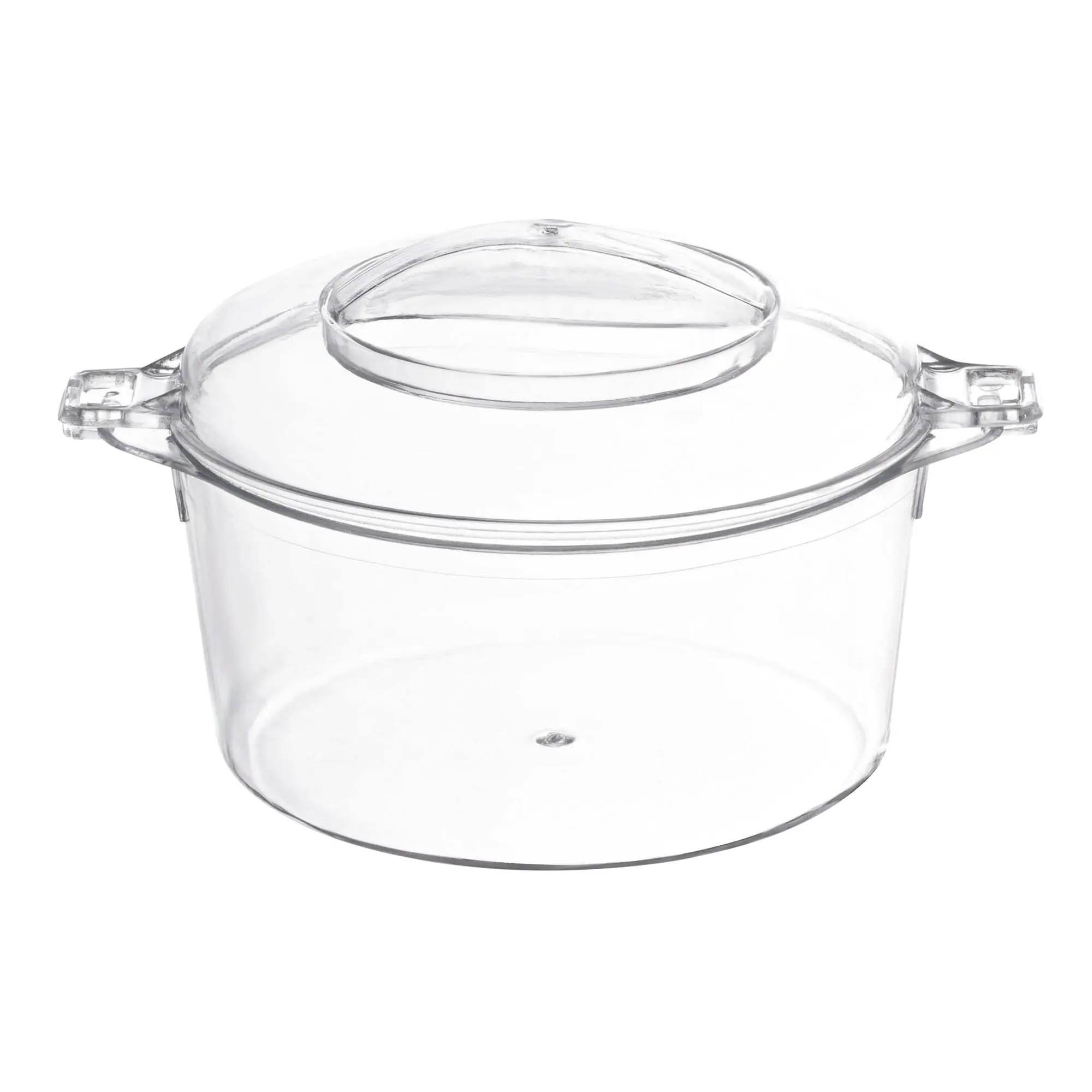 3.4 oz. Clear Round Disposable Plastic Mini Dessert Pots