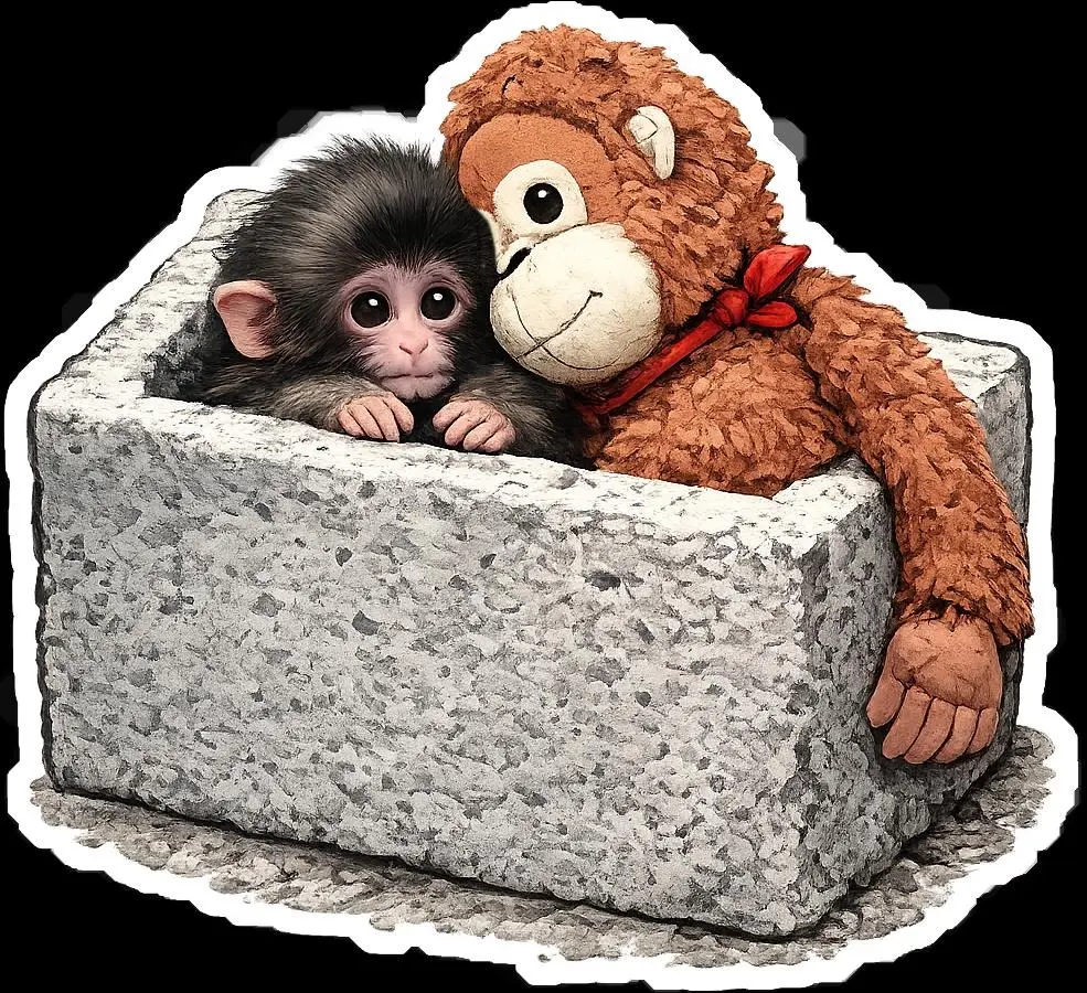 Punch The Monkey - Adorable Stuffed Animal Ora-mama Fits Perfectly with Punch for Dream Come True Moments