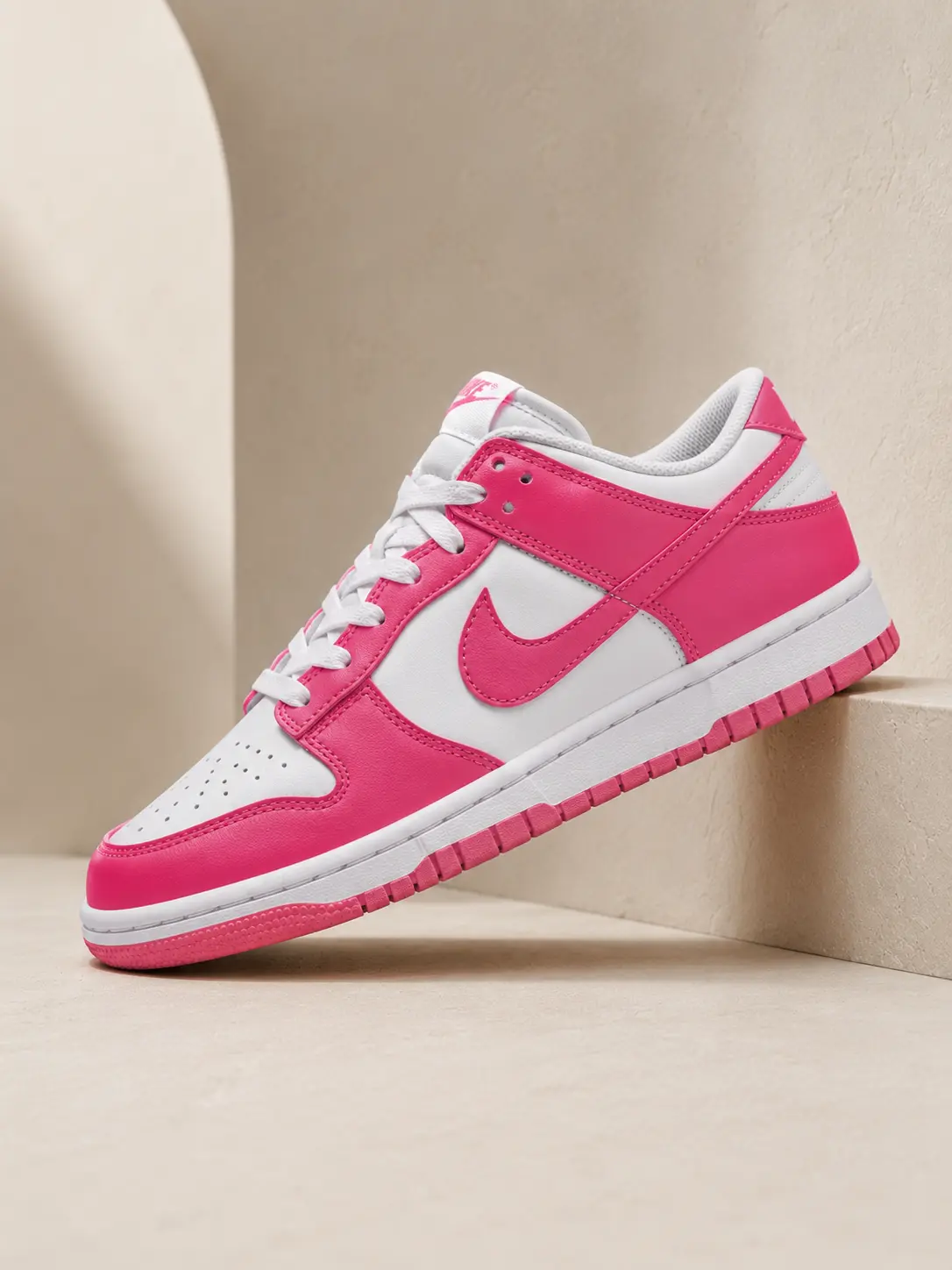 Nike Dunk Low Barbie Laser Fuchsia Pink FB9109-102 GS Womens Fashion Sneakers New